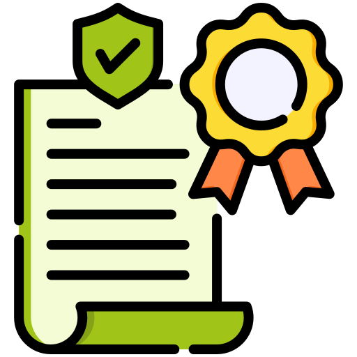 Licensed disposal icon