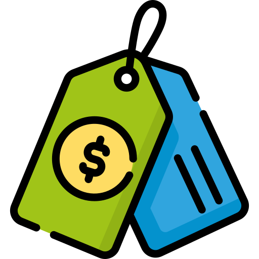 Affordable prices icon